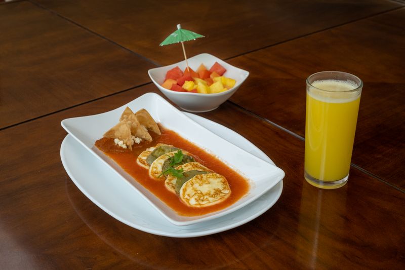 Chuys chile relleno stuffed with cheese